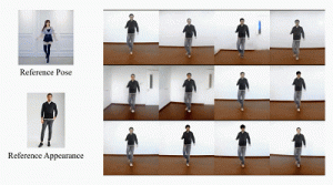 Un modèle de "motion imitation" qui reprends les mouvements d'un fichier de référence