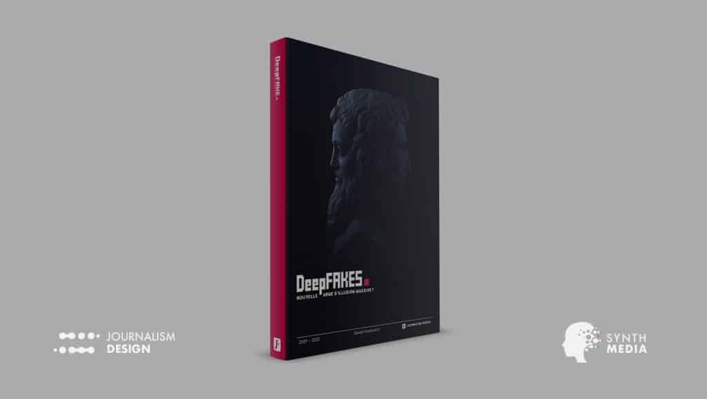 Illustration de la couverture du mémoire sur les deepfakes