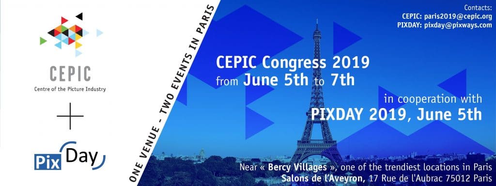 CEPIC Visuel du congrès du CEPIC 2019 à Paris